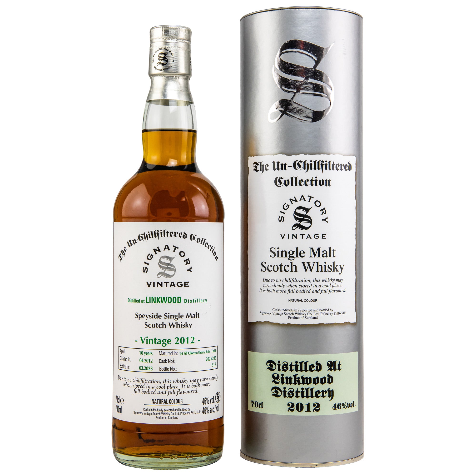 Linkwood 10 Years - 2012/2023 - Signatory Vintage - Un